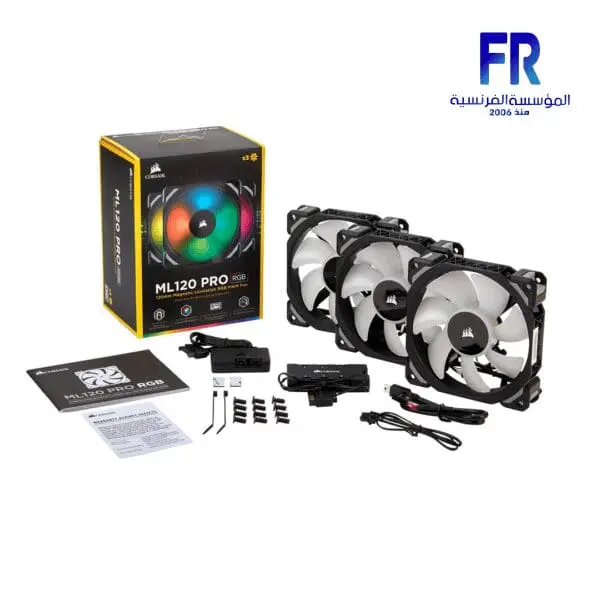 CORSAIR ML120 PRO RGB 3 Fans with Controller FAN