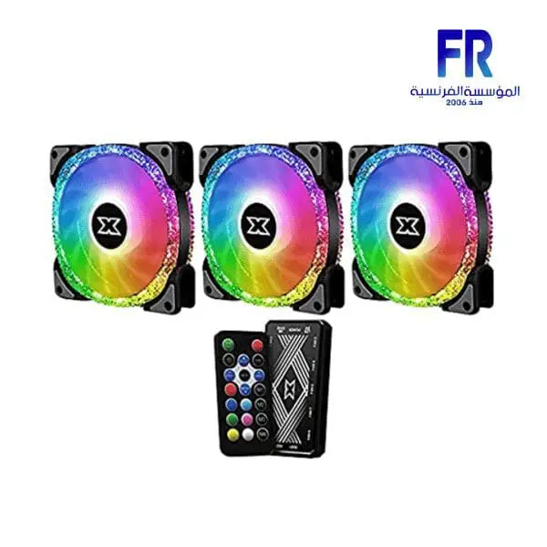 XIGMATEK GALAXY III ROYAL ARGB 3 Fans with Controller FAN