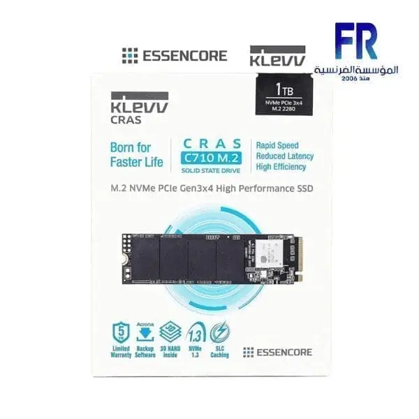 KLEVV CRAS C710 1TB M2 NVME INTERNAL SOILD STATE DRIVE