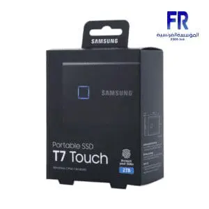 SAMSUNG T7 TOUCH 2TB BLACK EXTERNAL SOILD STATE DRIVE