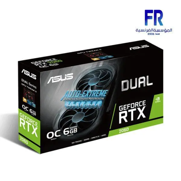 ASUS DUAL RTX 2060 EVO 6GB DDR6 GRAPHIC CARD