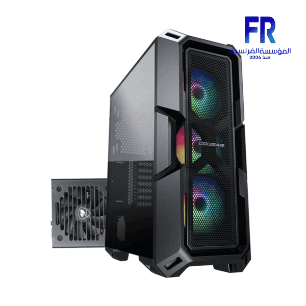 COUGAR MX440 MESH RGB + VTE X2 650 80PLUS BRONZE MID TOWER CASE