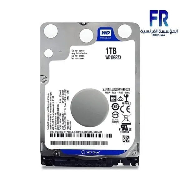 WD BLUE 1T INTERNAL LAPTOP HARD DRIVE