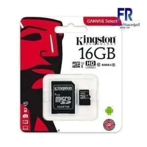 KINGSTON 16GB CLASS10 100MB/S MICRO SD CARD