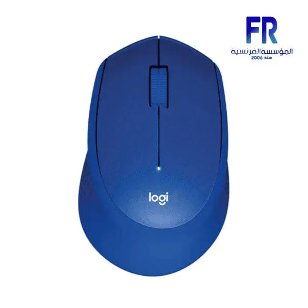 LOGITECH M185 BLACK/BLUE WIRELESS MOUSE