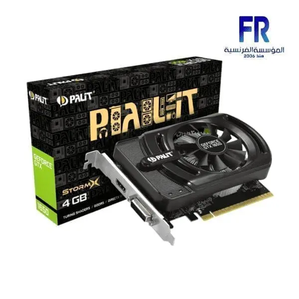 PALIT GTX1650 STORMX 4GB DDR5 GRAPHIC CARD