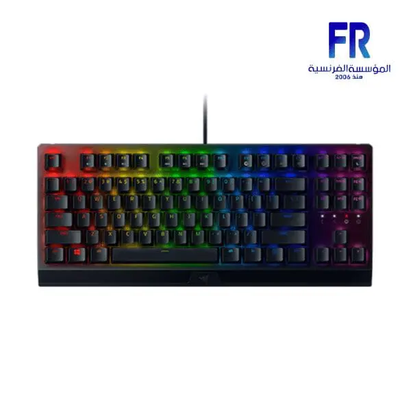 RAZER BLACKWIDOW V3 TENKEYLESS GREEN SWITCHES GAMING KEYBOARD