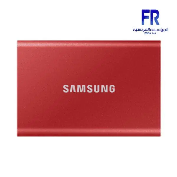 SAMSUNG T7 1TB RED EXTERNAL SOILD STATE DRIVE