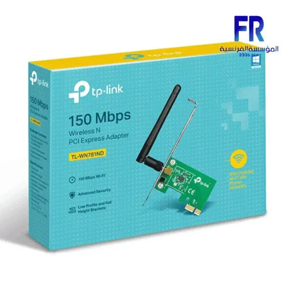 TPLINK TL WN781ND N150 WIRELESS PCI EXPRESS ADAPTER