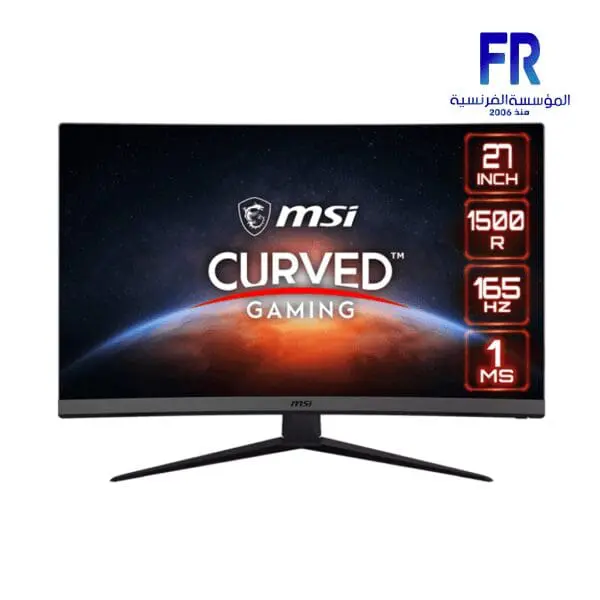 MSI OPTIX G27C7 27 INCH 165HZ 1MS VA CURVED GAMING MONITOR