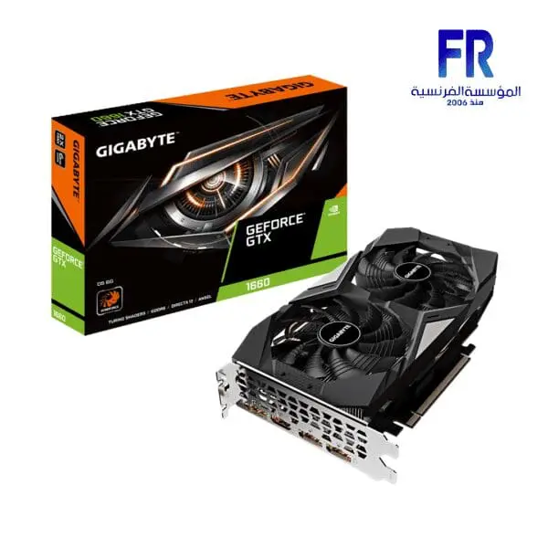 GIGABYTE GTX 1660 DDR5 6GB GRAPHIC CARD