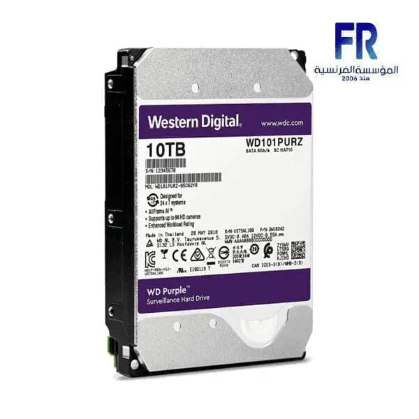 WD PURPLE 10TB INTERNAL DESKTOP HARD DRIVE