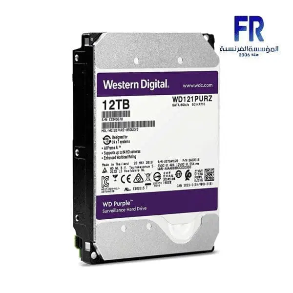 WD PURPLE 12TB INTERNAL DESKTOP HARD DRIVE