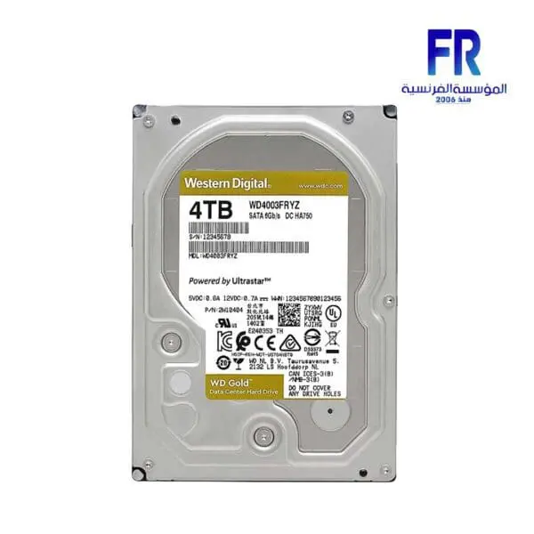 WD GOLD 4TB INTERNAL DESKTOP HARD Drive