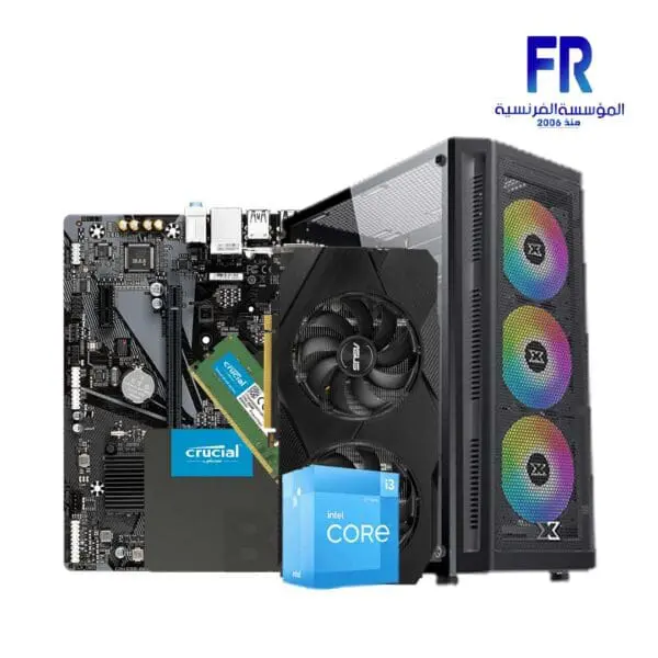 ALFRENSIA FRIDAY GAMING I3-12100F H610M 8GB DDR4 240GB SSD GTX 1660 SUPER OC MASTER X BUILD