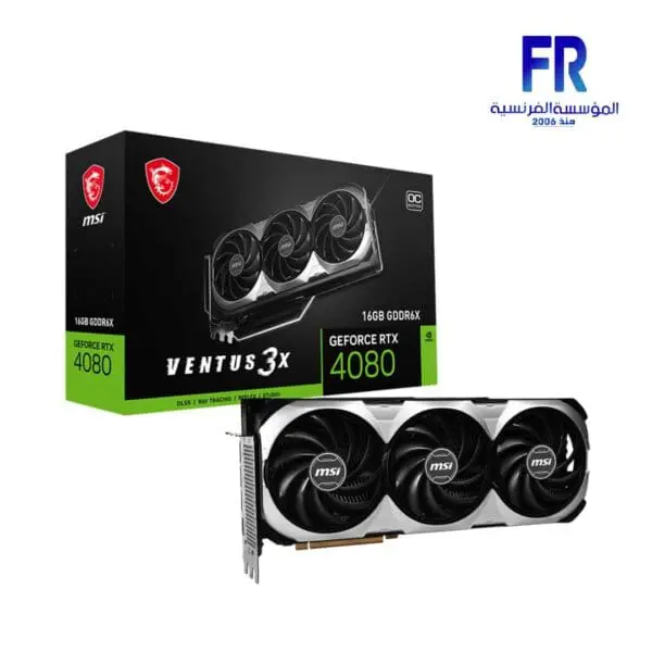 MSI RTX 4080 VENTUS 3X OC 16GB GDDR6X GRAPHIC Card