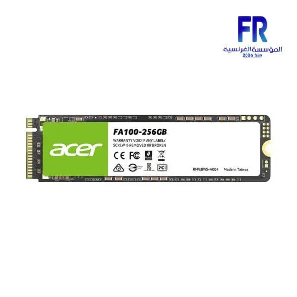 ACER FA100 256GB M2 NVME INTERNAL SOILD STATE Drive