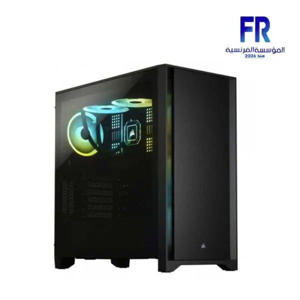 CORSAIR ICUE 4000D TEMPERED GLASS BLACK MID TOWER Case