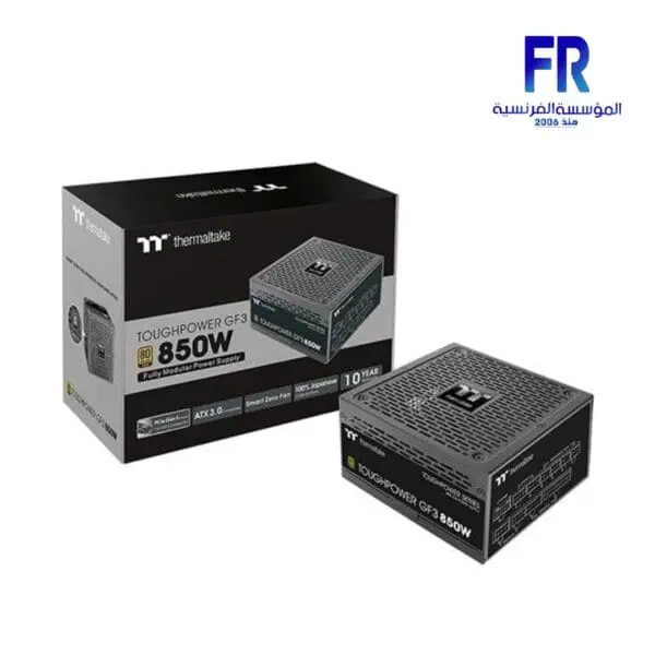 ⁦Thermaltake Toughpower Gf3 850W 80 Plus Gold Tt Premium Edition Pcie 5.0 Fully Modular Power Supply⁩ - الصورة ⁦6⁩