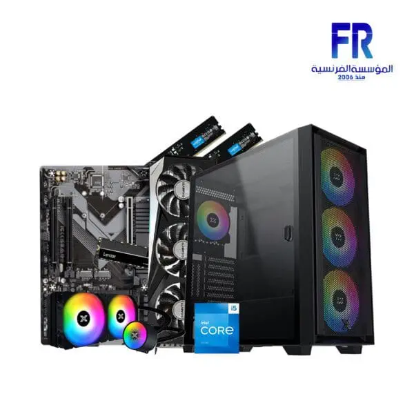 ALFRENSIA Summer offers #14 I5 13600K B760 - 8G DDR5 - LIQUID KILLER X 240 ARGB - NM620 512GB M.2 NVMe - RTX3060TI 8GB - XIGMATEK ANUBIS PRO MESH ARGB - HYDRA 750W 80+ BRONZE GAMING Build