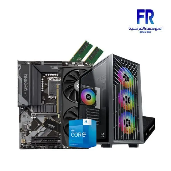 ALFRENSIA Summer offers #15 I5 13400F - B760 - 16G DDR5 - P3 500GB M2 NVME - RTX4070 12GB - LUX G - THOR T750M 750W 80+ BRONZE FULL MODULAR GAMING Build