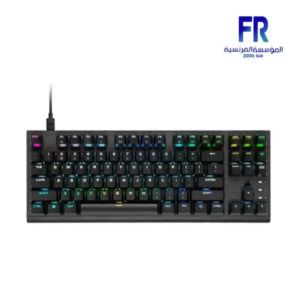 Corsair K60 Pro Tkl RGB Tenkeyless Optical Opx Switch Arabic Mechanical Gaming Keyboard