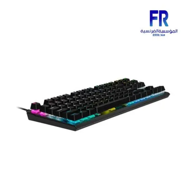 Corsair K60 Pro Tkl RGB Tenkeyless Optical Opx Switch Arabic Mechanical Gaming Keyboard - Image 3