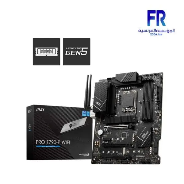 ⁦Msi Pro Z790 P Wifi Motherboard⁩ - الصورة ⁦2⁩