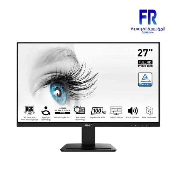 Msi Pro MP273A 27 Inch  FHD 100Hz 1Ms IPS Monitor