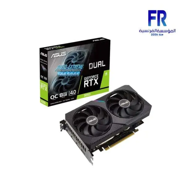 Asus Dual RTX 3050 OC 8Gb GDDR6 Pcie 4.0 Graphic Card