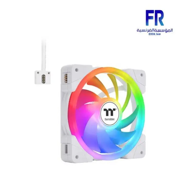 Thermaltake Swafan EX12 ARGB Sync PC Cooling White Fan Tt Premium Edition Magnetic Connection 3 Fans