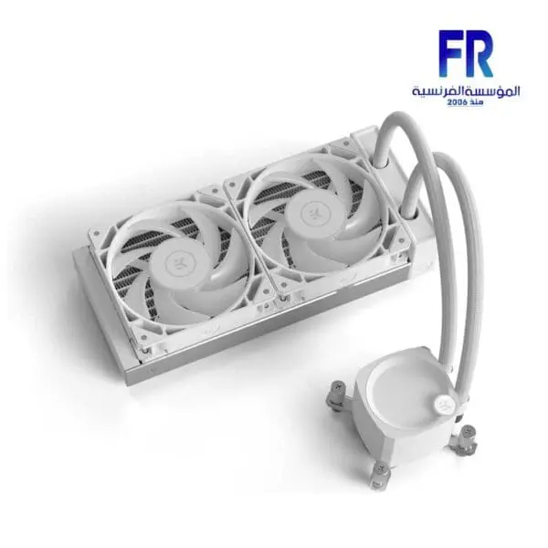 EK Nucleus CR240 Lux DRGB White Aio Liquid Cpu Cooler