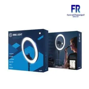 Elgato Ring Light Premium 2500 lumens Light with desk clamp and ball mount for Streaming Ring Light