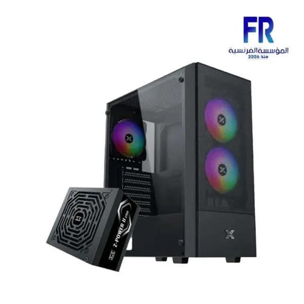 Xigmatek Hero II Air ARGB + Z-Power II 750 600W Mid Tower Case