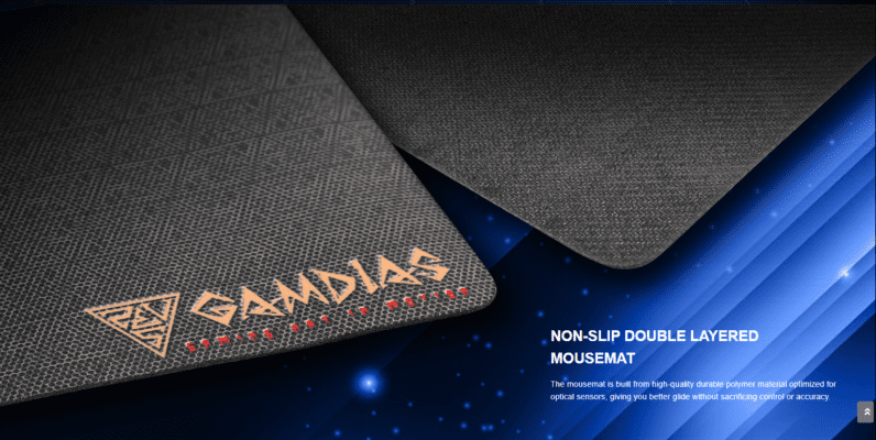 Gamdias Zeus E3 Gaming Mouse + Nyx E1 Gaming Mouse Mat