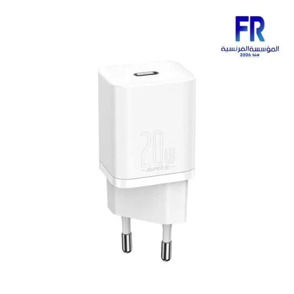 Baseus GaN5 mini 1C 20W EU White Fast Charger