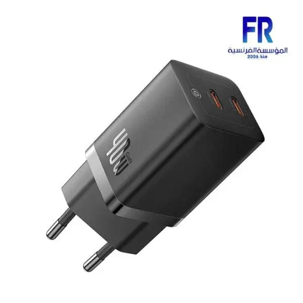 Baseus GaN5 Pro C+C 40W EU Black Fast Charger