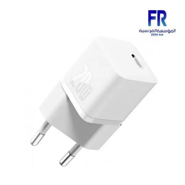 Baseus GaN5 mini 1C 20W EU White Fast Charger