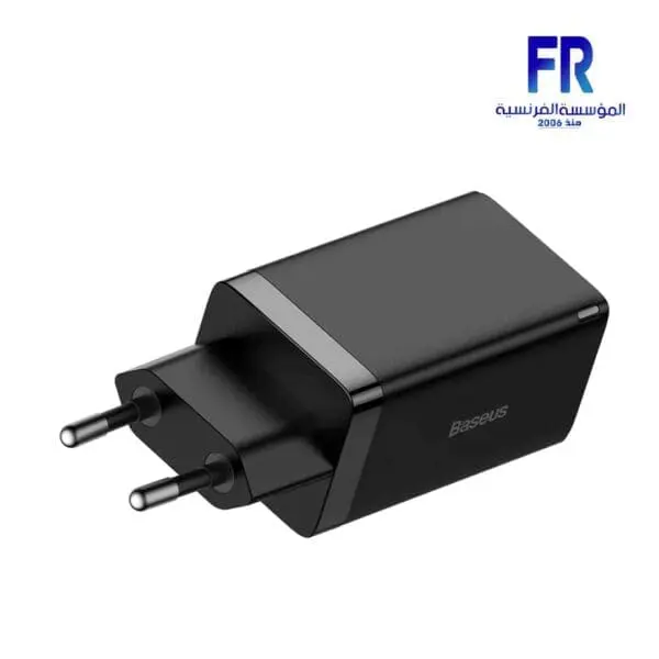 Baseus GaN5 Pro 2C+U 65W EU Black Fast Charger