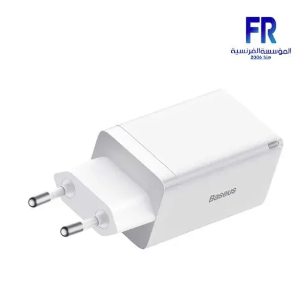 Baseus GaN5 Pro 2C+U 65W EU White Fast Charger