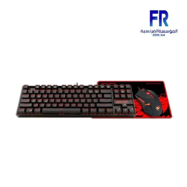 Redragon K552 BA 3 IN 1 Keyboard - Mouse - Mouse Pad Wired Gaming Essentials