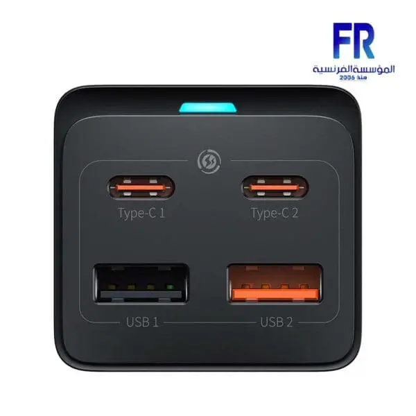 Baseus PowerCombo GaN AC+2U+2C 65W EU Black Powerstrip