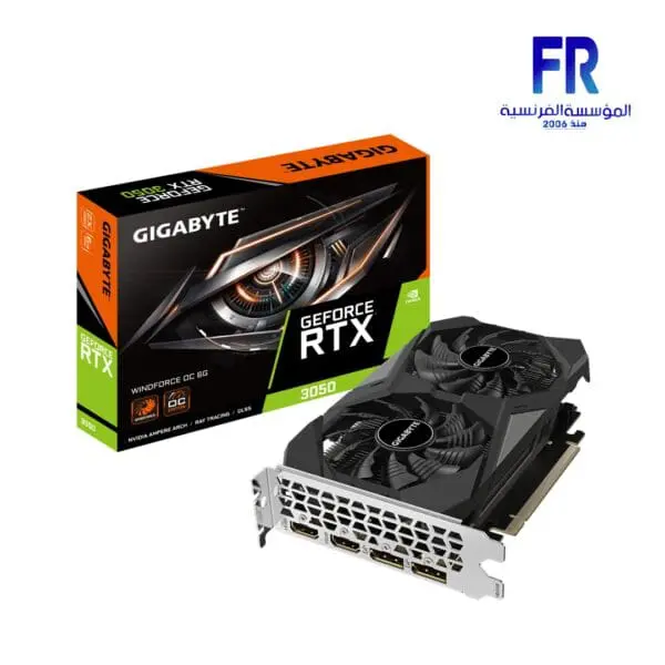 Gigabyte RTX 3050 WINDFORCE OC 6GB GDDR6 96Bit Graphic Card