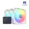 Nzxt F120RGB Core 120MM White 3 Fans With Controller Fan