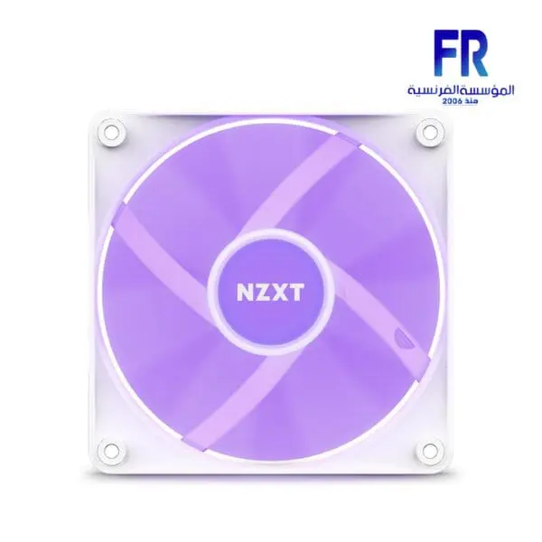 Nzxt F120RGB Core 120MM White 3 Fans With Controller Fan