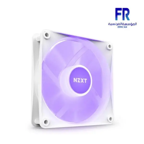 Nzxt F120RGB Core 120MM White 3 Fans With Controller Fan