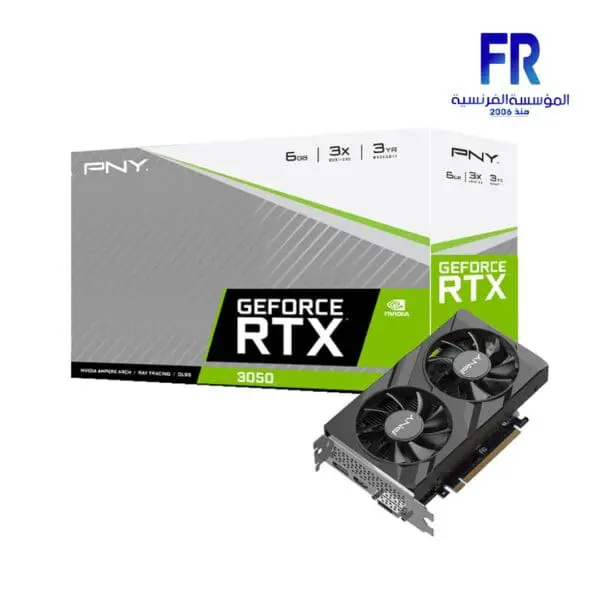 PNY RTX 3050 Verto 6Gb GDDR6 Graphic Card