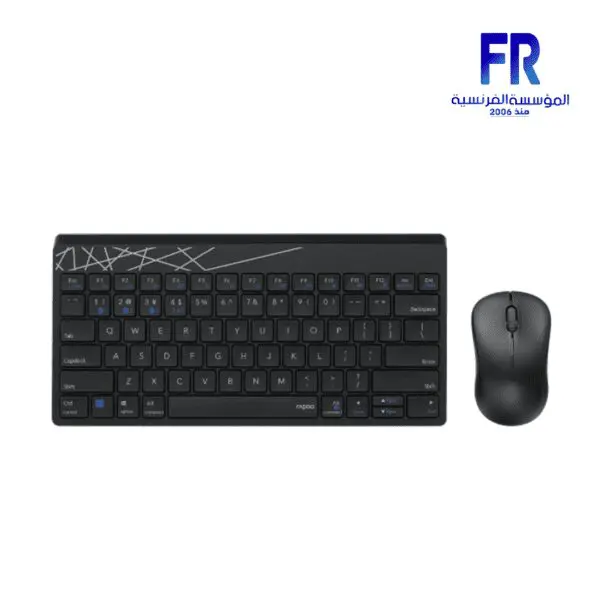 Rapoo 8000M wireless Keyboard And Mouse Combo