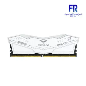 Team Group T Force Delta RGB 64Gb (2 X 32Gb) DDR5 6000Mhz CL38 White Desktop Memory