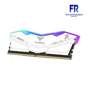 Team Group T Force Delta RGB 64Gb (2 X 32Gb) DDR5 6000Mhz CL38 White Desktop Memory